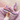 Custom Nike P-6000 Peach Lilac Sunset Dream Grid Trainers