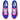 Custom Asics Electric Berry Blaze Trainers