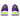 Custom Asics Grape Lime Aura Trainers