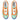 Custom Asics Orange Aqua Pop Trainers