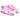 Custom Asics Pink Marshmallow Glow Trainers