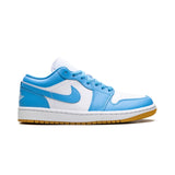 Jordan 1 Low White Gum Light Brown Dark Powder Blue (Women's) DC0774-104 product image 6