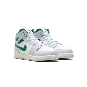 Jordan 1 Mid White Pure Platinum Pine Green (GS) DQ8423-142 product image 2