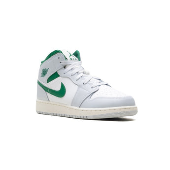 Jordan 1 Mid White Pure Platinum Pine Green (GS) DQ8423-142 product image 4