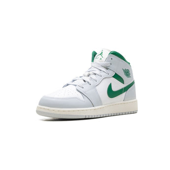Jordan 1 Mid White Pure Platinum Pine Green (GS) DQ8423-142 product image 7