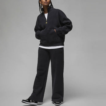 Jordan Flight Fleece Women's Quarter-Zip Top Black