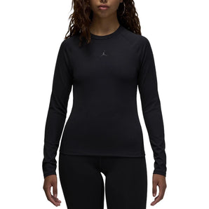 Jordan Sport Women's Long-Sleeve Bodycon Top Black
