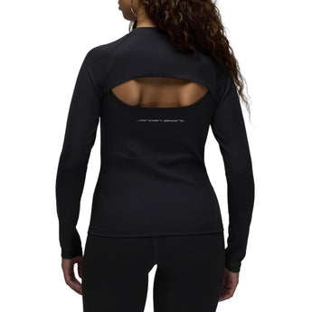 Jordan Sport Women's Long-Sleeve Bodycon Top Black