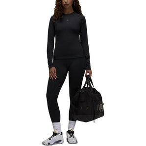 Jordan Sport Women's Long-Sleeve Bodycon Top Black