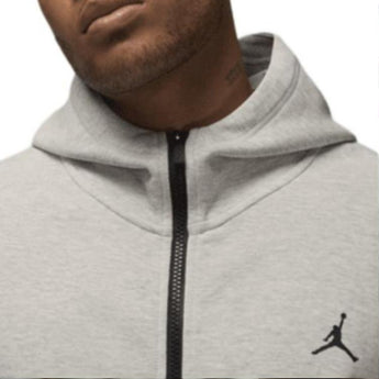 Jordan Sport Hoop Fleece Men's Dri-FIT Full-Zip Hoodie Grey Heather/Black