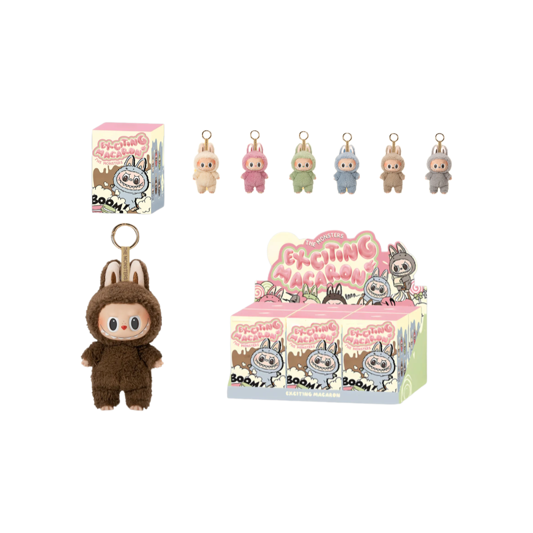THE MONSTERS POPMART LABUBU EXCITING MACARON VINYL FACE BLIND BOX
