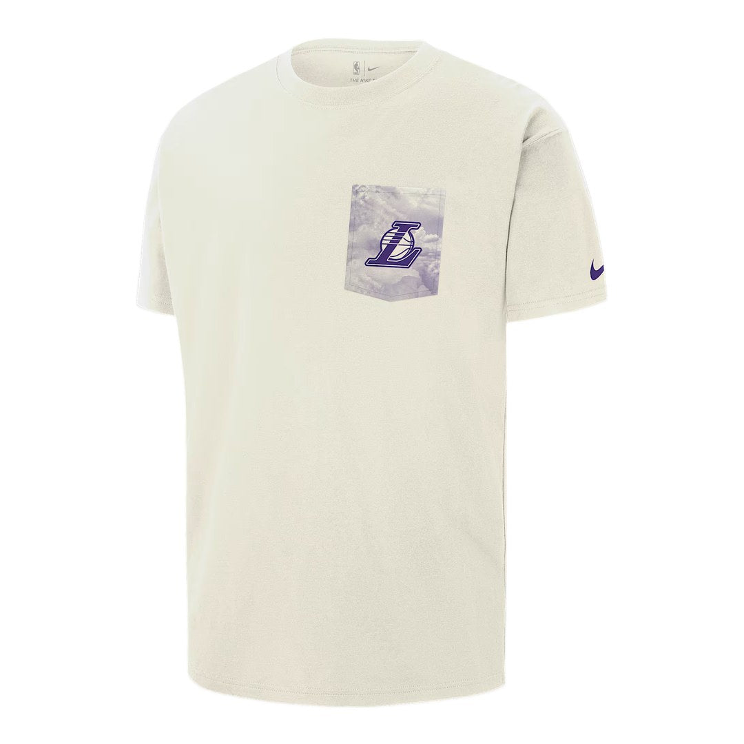 Los Angeles Lakers Courtside Men's Nike NBA Max90 T-Shirt Sail product image
