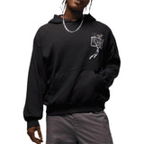 Jordan Brooklyn Men's Oversized Pullover Hoodie Black/Starfish product image