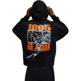 Jordan Brooklyn Men's Oversized Pullover Hoodie Black/Starfish product image 3