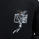 Jordan Brooklyn Men's Oversized Pullover Hoodie Black/Starfish product image 4