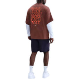 Nike Solo Swoosh Men's T-Shirt Red Sepia