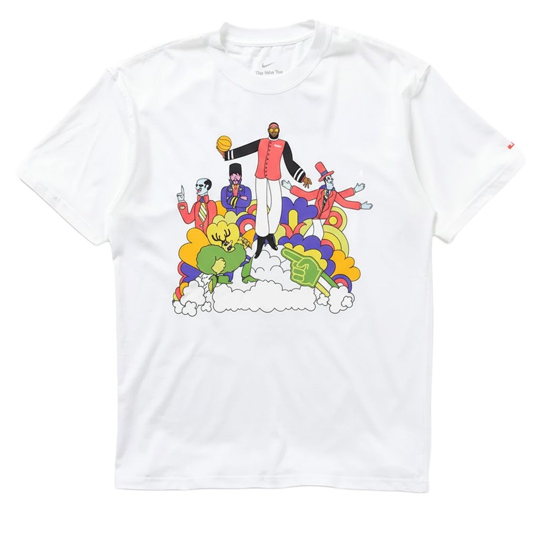 LeBron 'Heat Wave' Men's Basketball T-shirt White product image