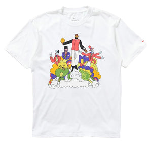 LeBron 'Heat Wave' Men's Basketball T-shirt White product image
