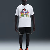 LeBron 'Heat Wave' Men's Basketball T-shirt White product image 2