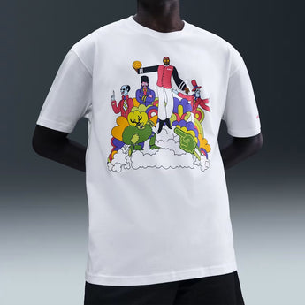 LeBron 'Heat Wave' Men's Basketball T-shirt White product image 3