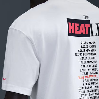 LeBron 'Heat Wave' Men's Basketball T-shirt White product image 5