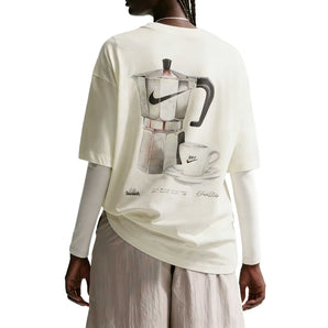 Nike Sportswear Classic Women's Oversized Short-Sleeve T-Shirt Sail/Dark Hazel/Dark Hazel