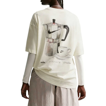 Nike Sportswear Classic Women's Oversized Short-Sleeve T-Shirt Sail/Dark Hazel/Dark Hazel