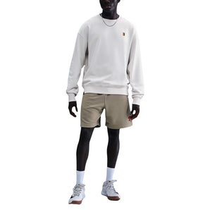 NikeCourt Men's French Terry Crewneck Top Phantom product image 2