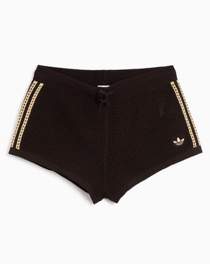Adidas Crochet Shorts Aurora Coffee Magic Beige (KQ6653) - product image 1
