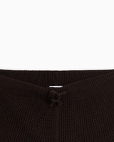 Adidas Crochet Shorts Aurora Coffee Magic Beige (KQ6653) - product image 3