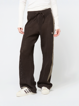 Adidas Crochet Track Pants Aurora Coffee Magic Beige (KQ6656) - product image 1