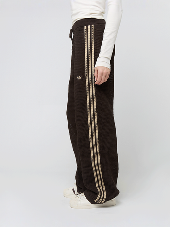 Adidas Crochet Track Pants Aurora Coffee Magic Beige (KQ6656) - product image 3