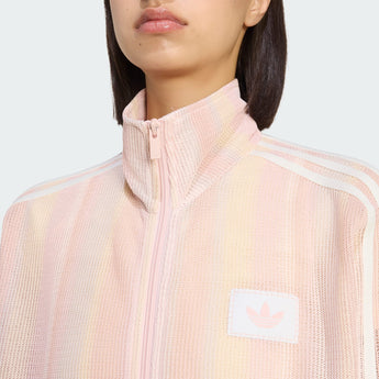 Adidas Originals Summer Glow Knitted Firebird Track Top Pink (KY2031) - product image 2