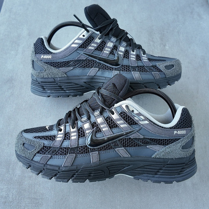 Nike P-6000 Suede Anthracite Metallic Silver