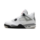 Air Jordan 4 “White Cement” (GS) women’s – lateral view