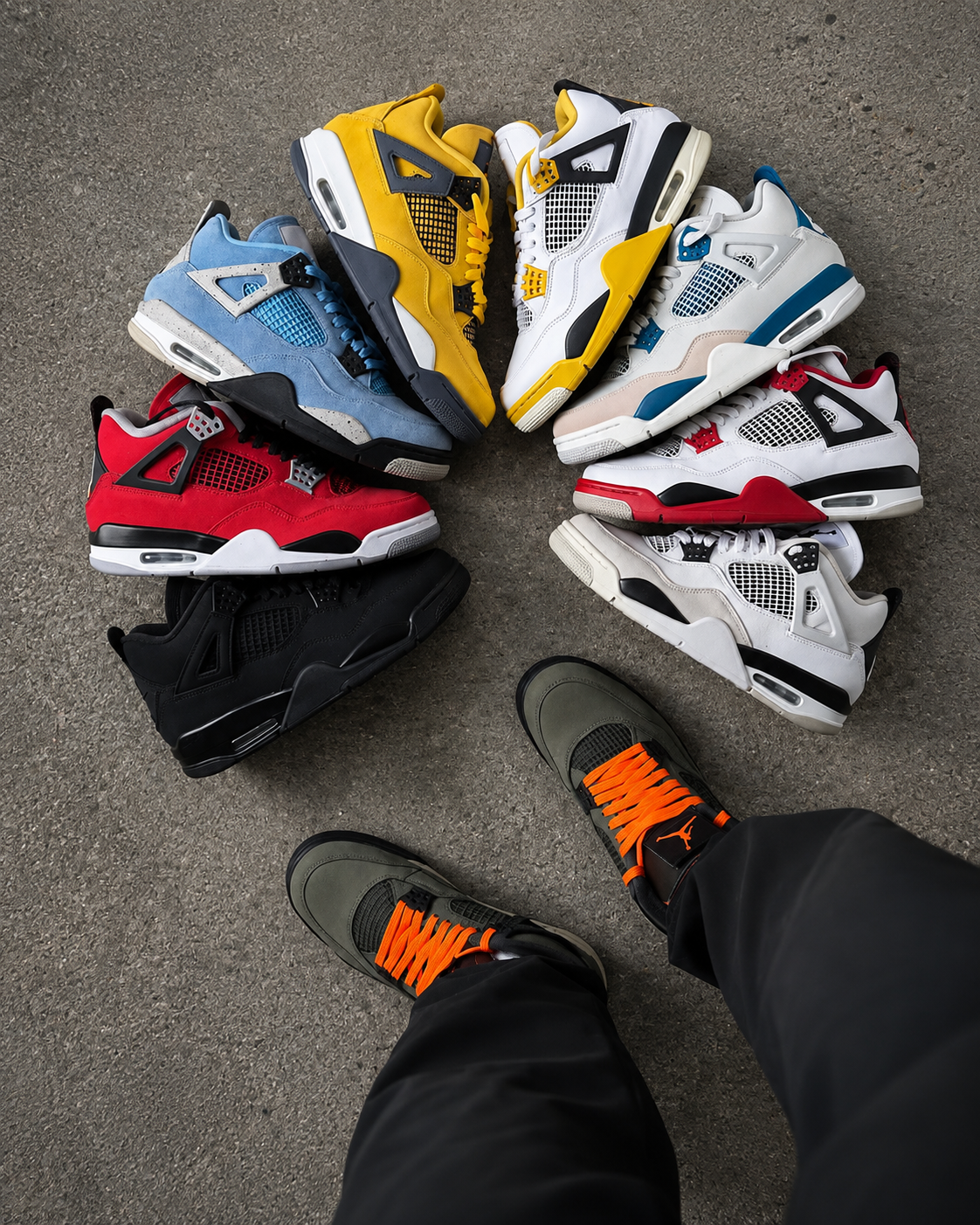 Air Jordan 4 trainers collection at Double Boxed UK