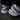 ASICS GEL-1130 'White Shark Skin' (1201A256-116) trainers – pair close angle