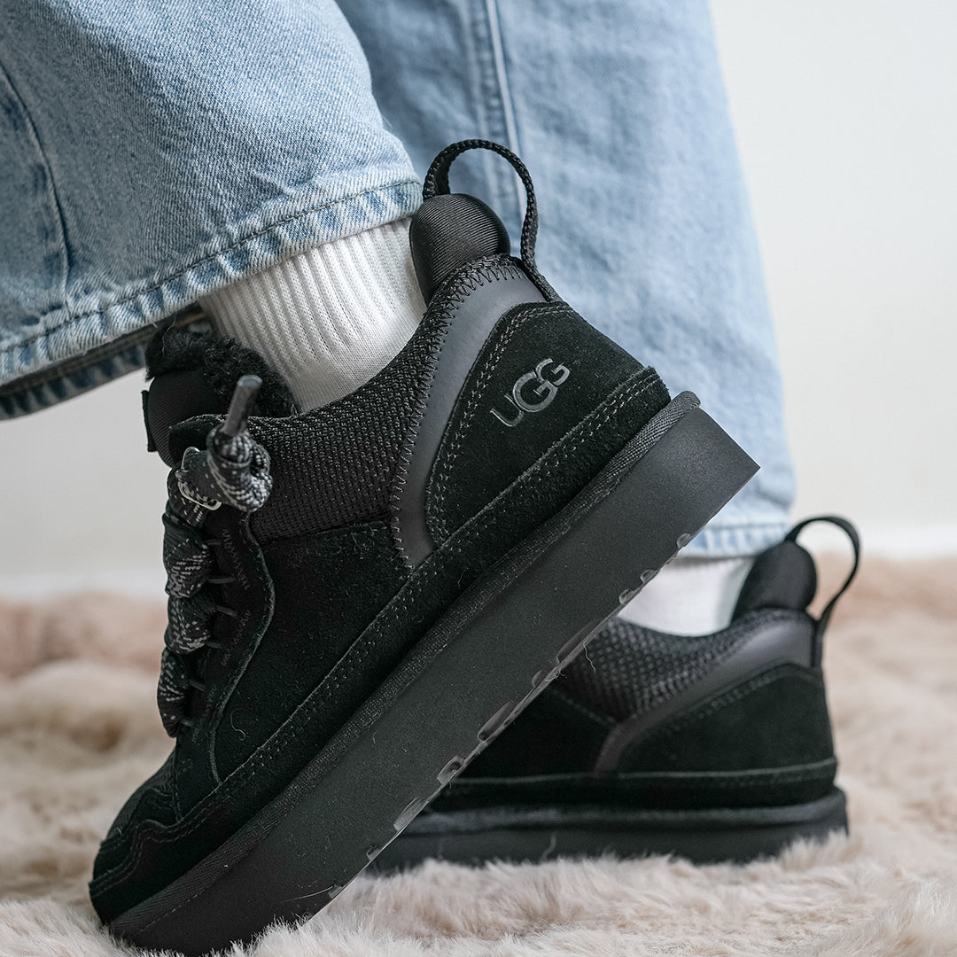 UGG Lowmel “Black Suede” Women's