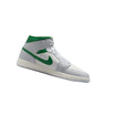 Jordan 1 Mid White Pure Platinum Pine Green (DQ8426-142) - Double Boxed side profile