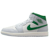 Jordan 1 Mid White Pure Platinum Pine Green (DQ8426-142) - Double Boxed product view 2