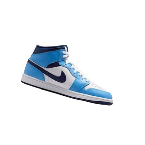 Jordan 1 Mid University Blue Midnight Navy (DQ8426-405) - Double Boxed side profile