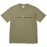 Supreme Skulls Spellout Tee 'Light Olive' | FW26T24-LIGHT-OLIVE | image 1