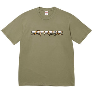 Supreme Skulls Spellout Tee 'Light Olive' | FW26T24-LIGHT-OLIVE | image 1