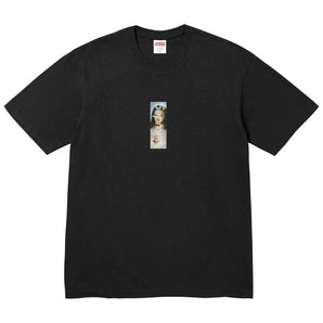 Supreme Prayer Card Box Logo Tee 'Black' | FW26T68-BLACK | image 1
