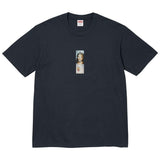 Supreme Prayer Card Box Logo Tee 'Navy' | FW26T68-NAVY | image 1