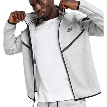 Nike Sportswear Tech Fleece Full Zip Hoodie Dark Grey Heather (HV0949-063) - Double Boxed product view 4