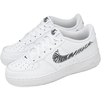 Nike Air Force 1 'GS 'Zebra Swoosh' (IV5823-100) - Double Boxed product view 3