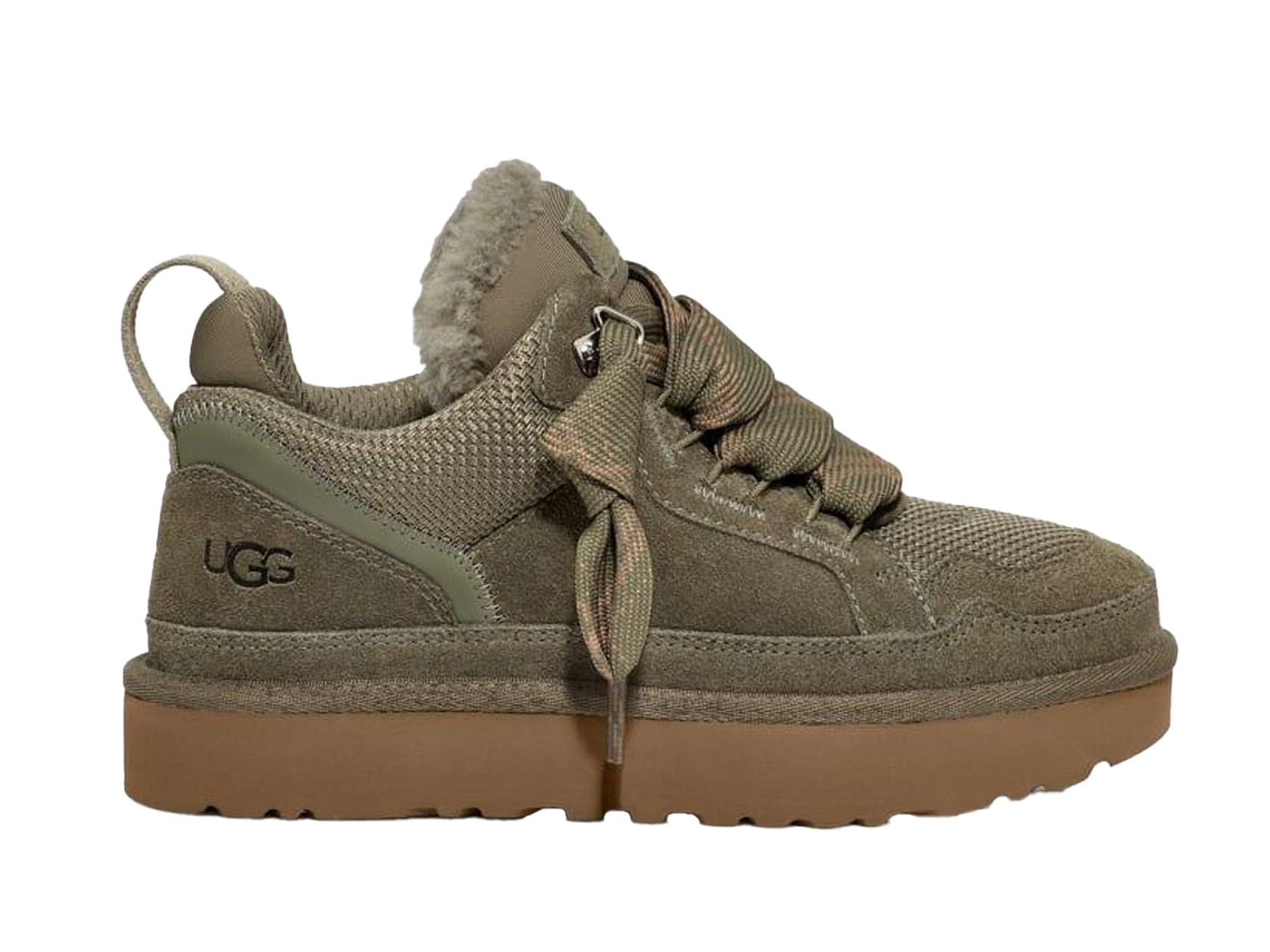 UGG Lowmel Lace Up Trainer Khaki (W)