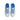 Front pair view of the women’s Nike Air Force 1 Starstruck Ice Blue with star details