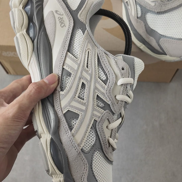 DBE product video | ASICS Gel-NYC Oyster Grey | source:local muted | canvas:1080